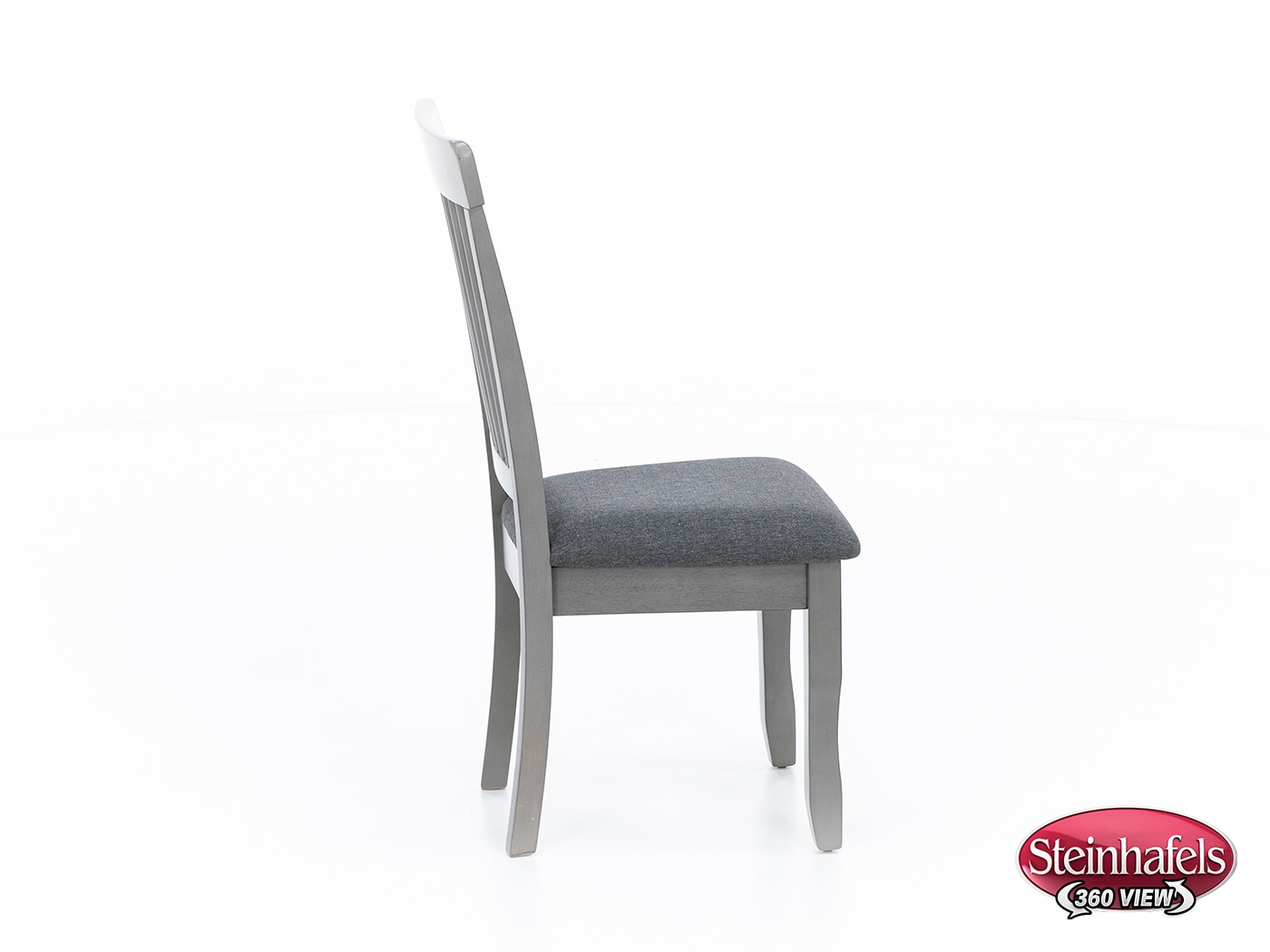 ashy grey inch standard seat height side chair  image   