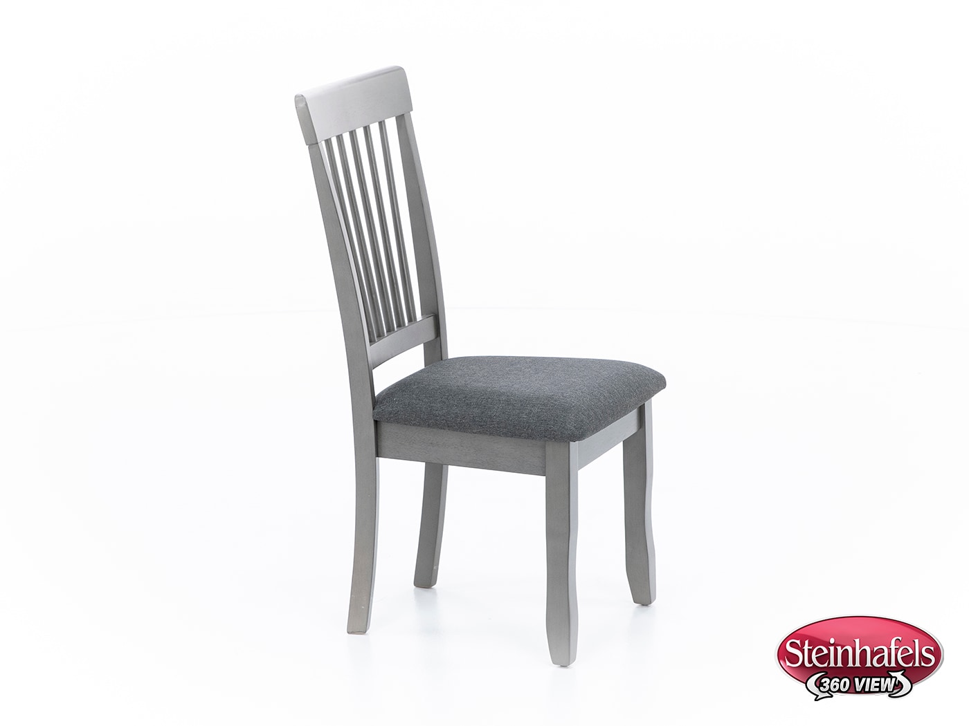 ashy grey inch standard seat height side chair  image   