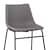 ashy grey inch standard seat height side chair   