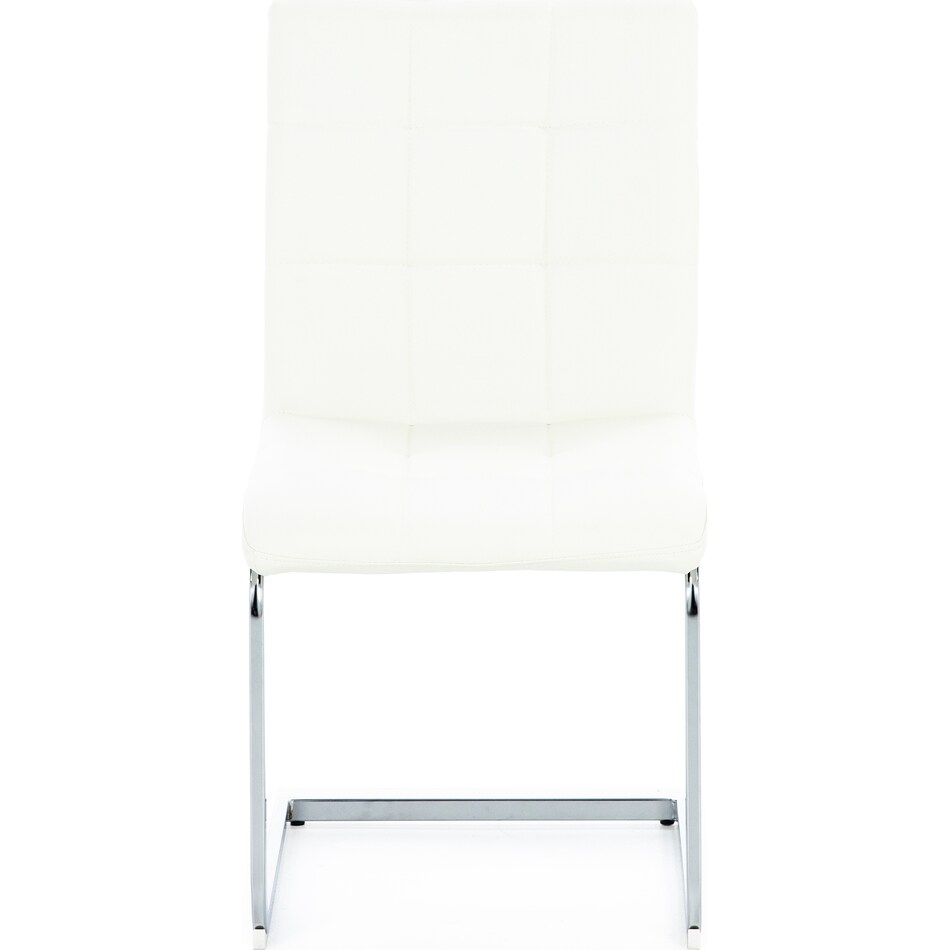ashy grey inch standard seat height side chair   