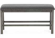 ashy grey  inchcounter seat height bench   