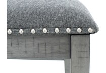 ashy grey  inchcounter seat height bench   