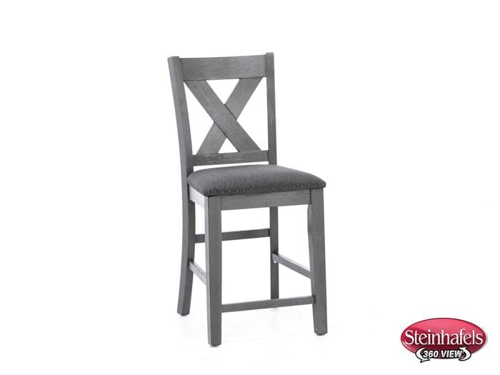 ashy grey  inchcounter seat height stool  image   