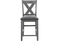 ashy grey  inchcounter seat height stool   