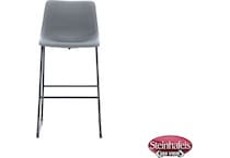 ashy grey inch & over bar seat stool  image   