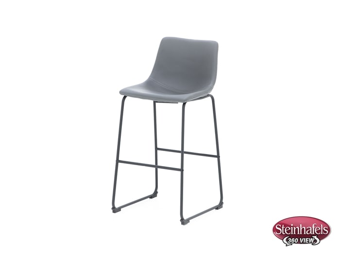 ashy grey inch & over bar seat stool  image   