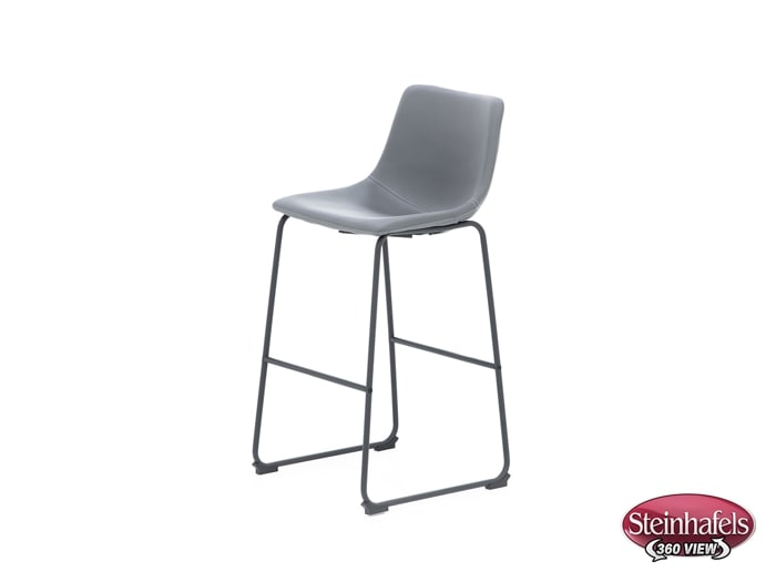 ashy grey inch & over bar seat stool  image   