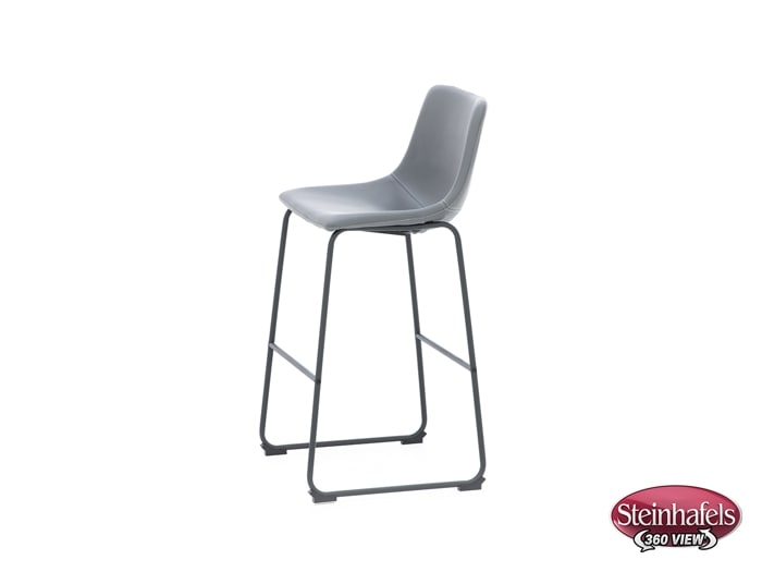 ashy grey inch & over bar seat stool  image   