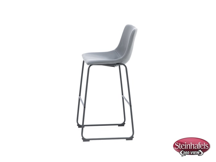 ashy grey inch & over bar seat stool  image   