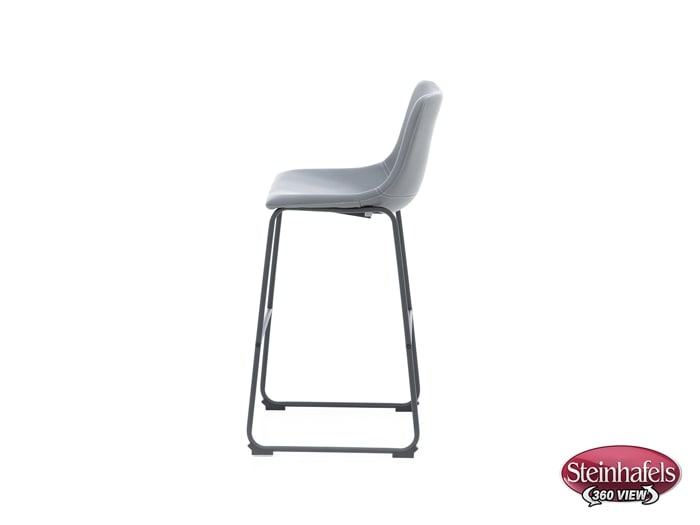 ashy grey inch & over bar seat stool  image   