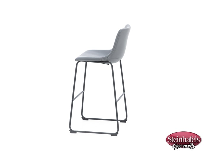 ashy grey inch & over bar seat stool  image   