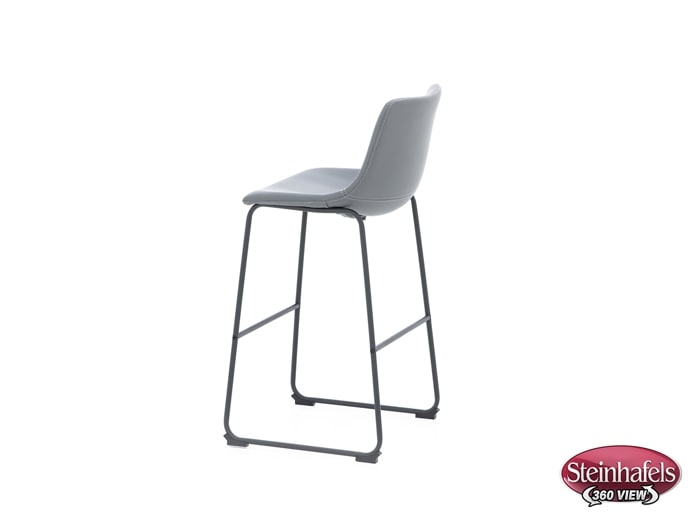 ashy grey inch & over bar seat stool  image   