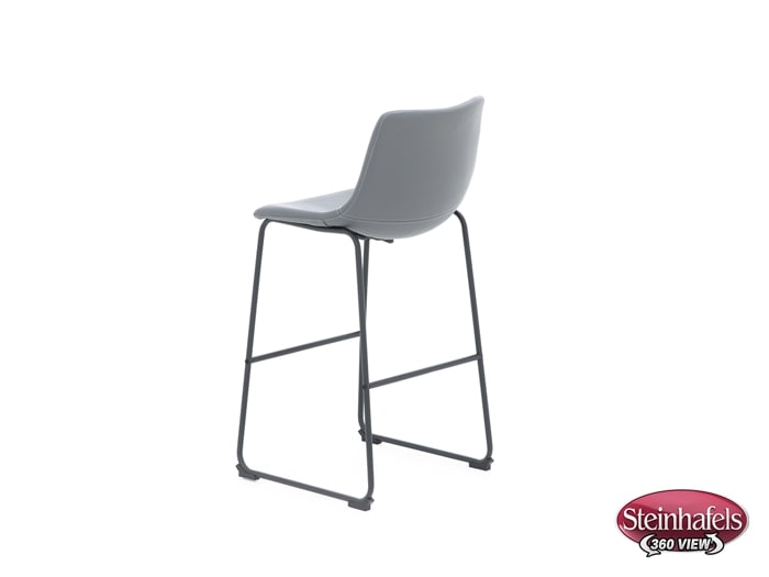 ashy grey inch & over bar seat stool  image   