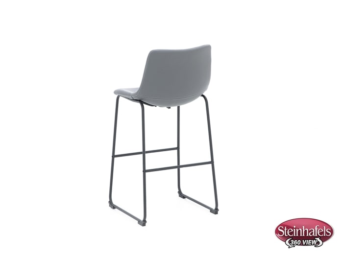 ashy grey inch & over bar seat stool  image   