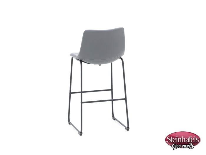 ashy grey inch & over bar seat stool  image   