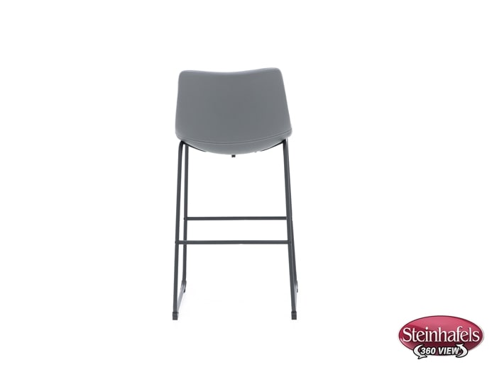 ashy grey inch & over bar seat stool  image   