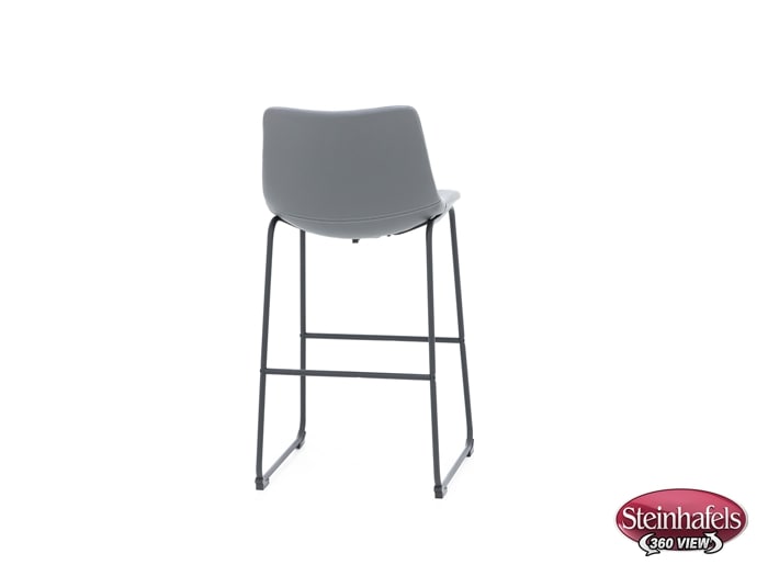ashy grey inch & over bar seat stool  image   