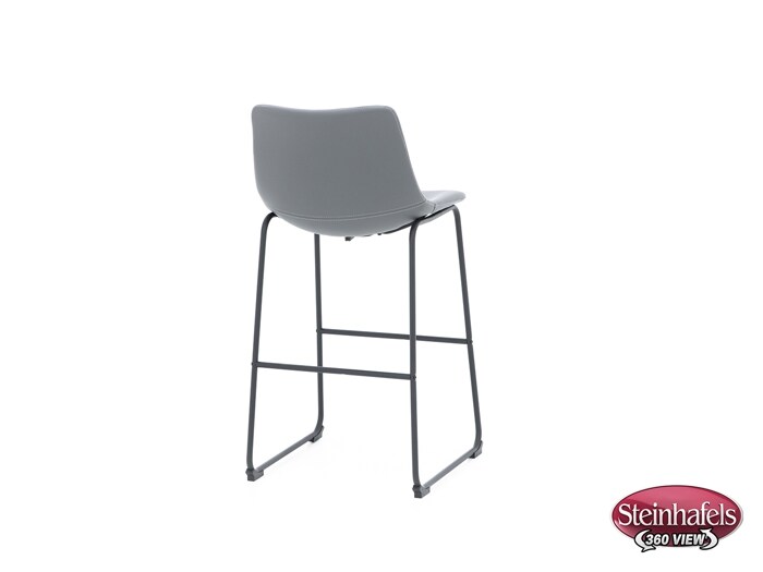 ashy grey inch & over bar seat stool  image   