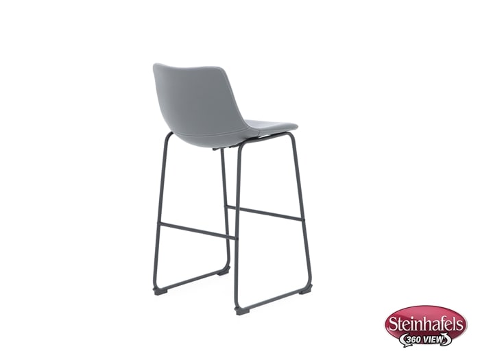 ashy grey inch & over bar seat stool  image   