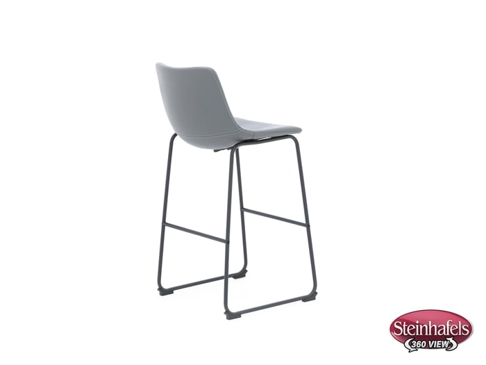 ashy grey inch & over bar seat stool  image   