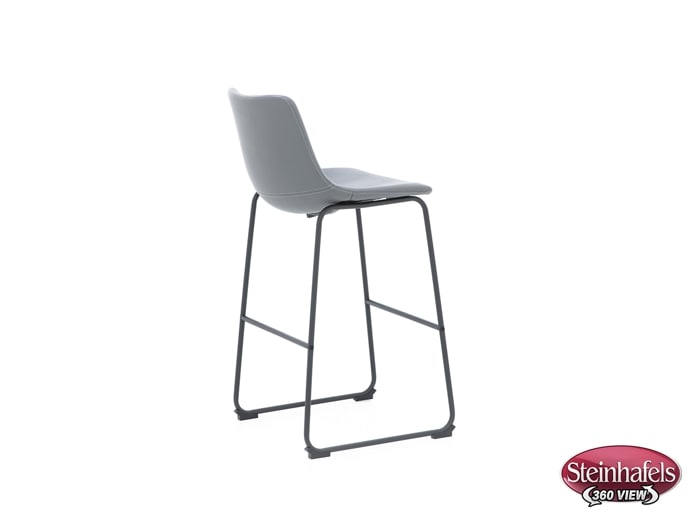 ashy grey inch & over bar seat stool  image   