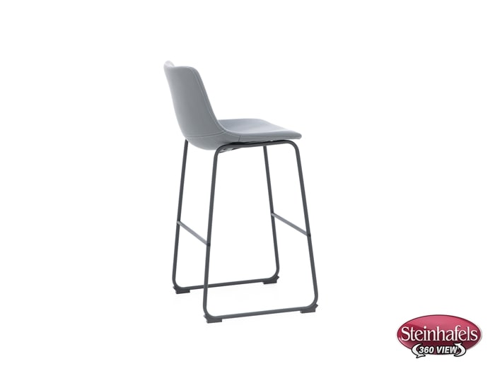 ashy grey inch & over bar seat stool  image   