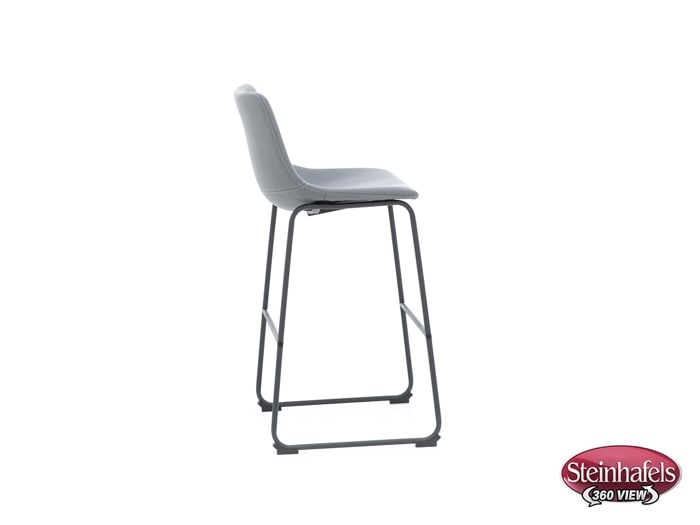 ashy grey inch & over bar seat stool  image   