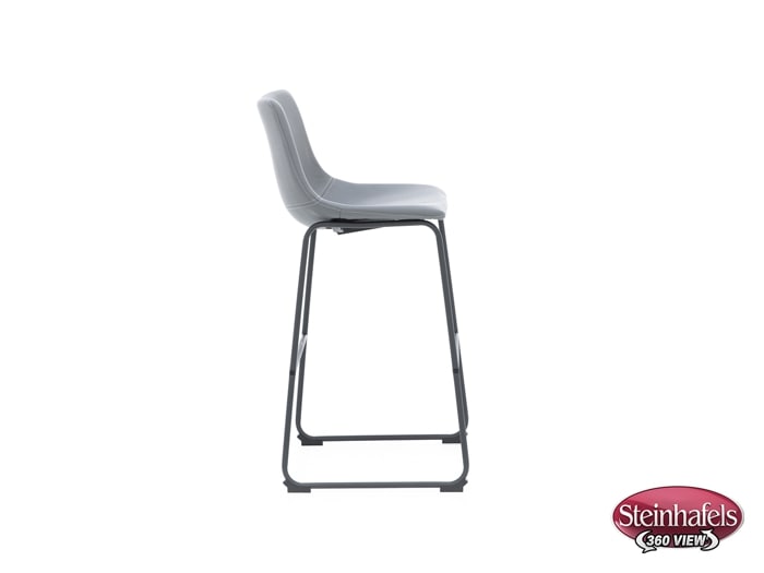 ashy grey inch & over bar seat stool  image   