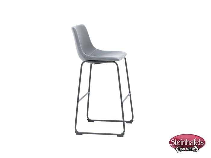 ashy grey inch & over bar seat stool  image   