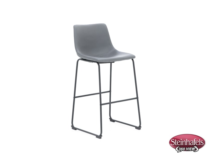 ashy grey inch & over bar seat stool  image   