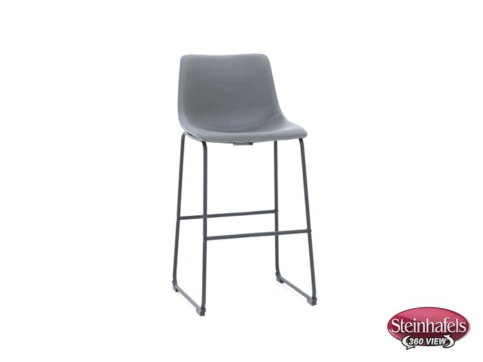 ashy grey inch & over bar seat stool  image   