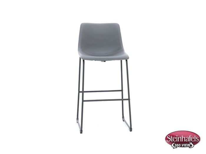 ashy grey inch & over bar seat stool  image   