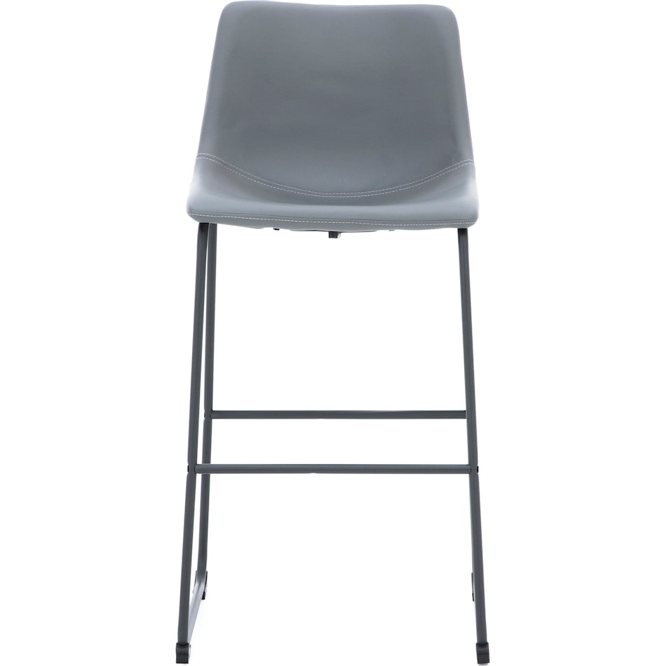 ashy grey inch & over bar seat stool   