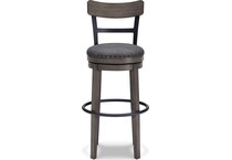 ashy grey inch & over bar seat stool   
