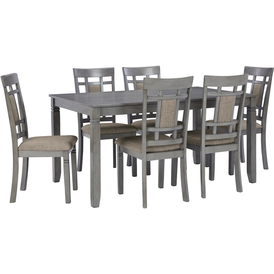 ashy grey inch standard height rectangle   