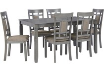 ashy grey inch standard height rectangle   
