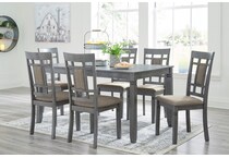ashy grey inch standard height rectangle   