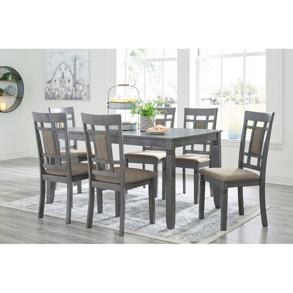 ashy grey inch standard height rectangle   