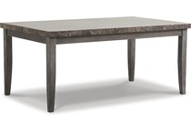 ashy grey inch standard height rectangle   