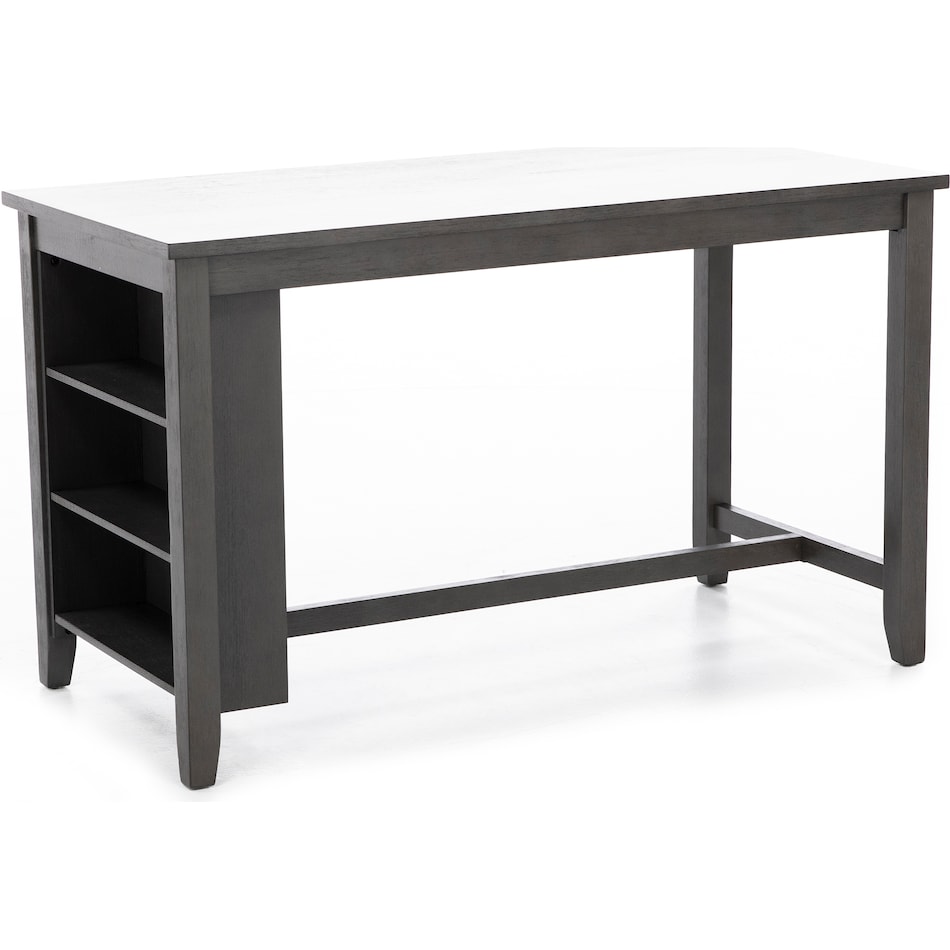 ashy grey inch counter height rectangle   