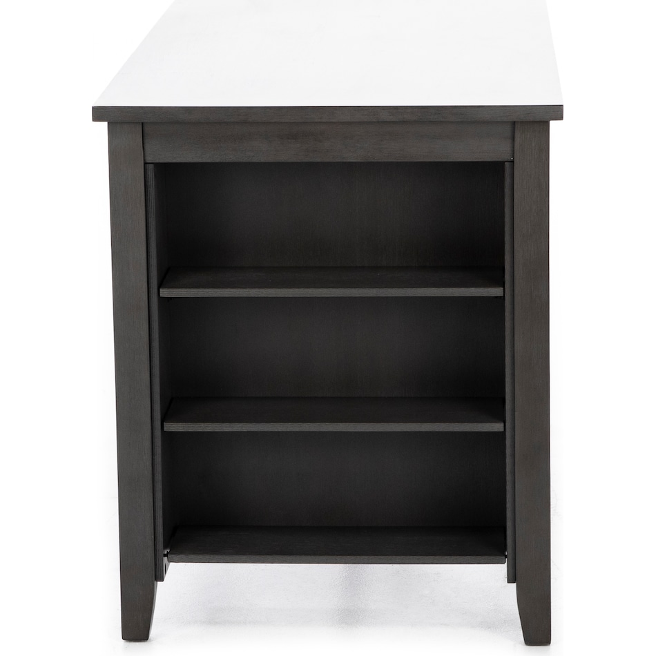 ashy grey inch counter height rectangle   