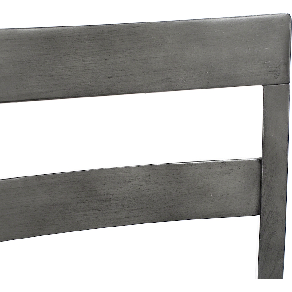 ashy grey inch counter height rectangle   