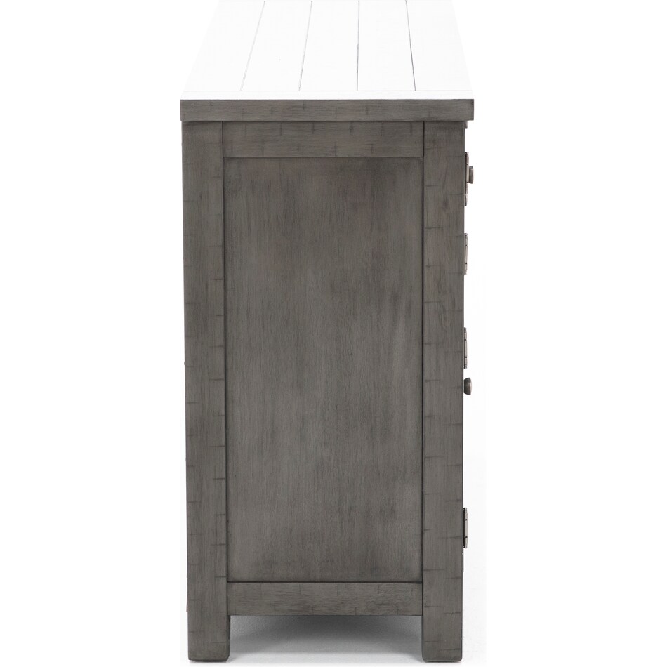 ashy grey buffet server sideboard   