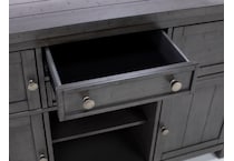 ashy grey buffet server sideboard   