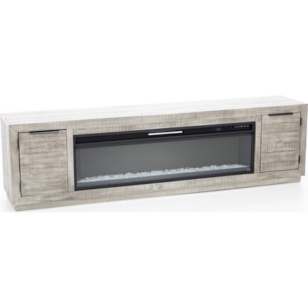 Slate 92" Fireplace