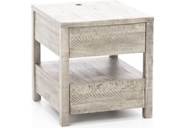 ashy grey end table slate  