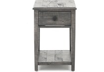 ashy grey end table   
