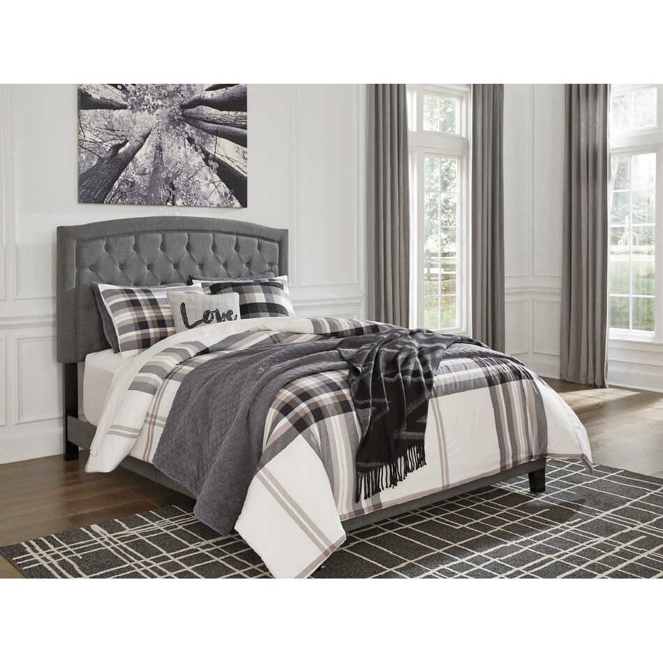 ashy grey king bed package k  