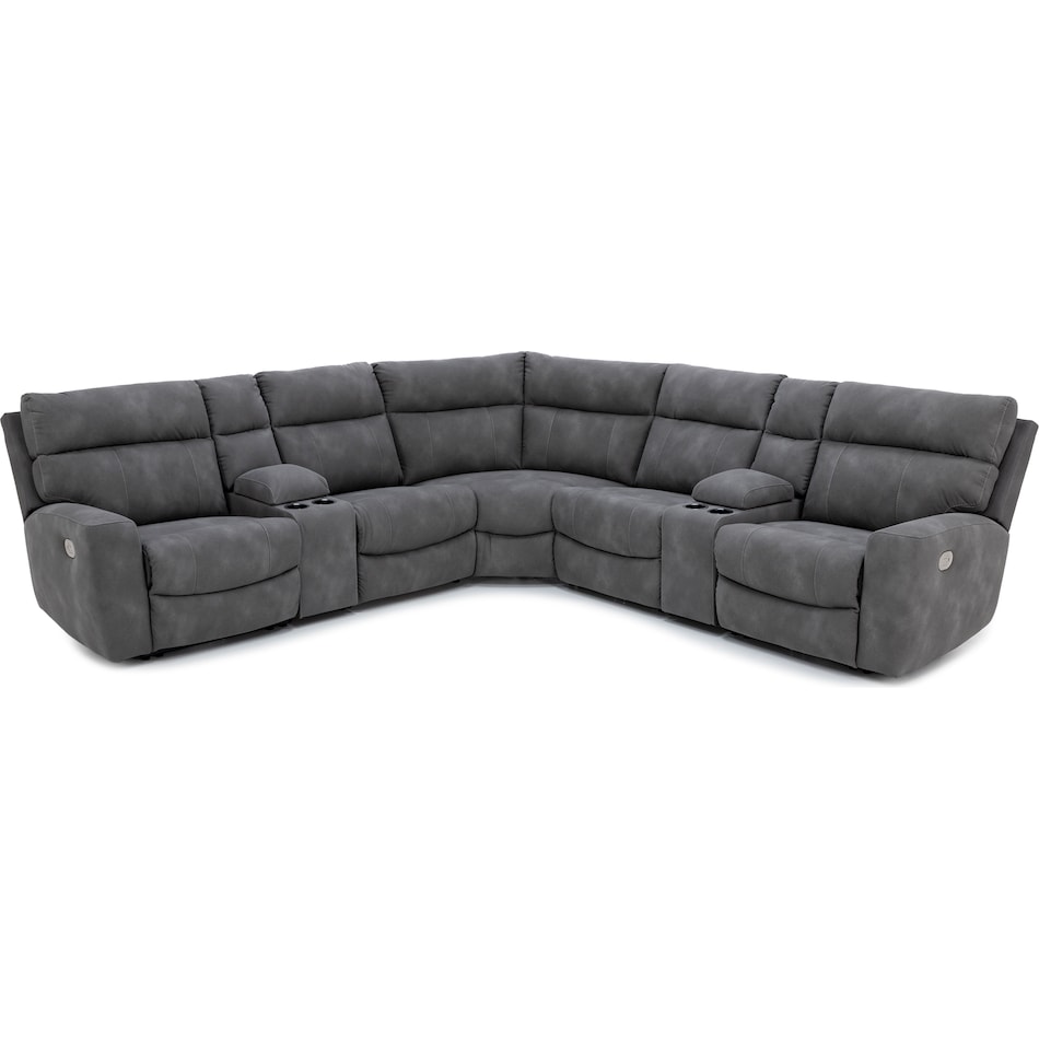 ashy grey mtn fab sectional pkg  