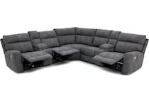 ashy grey mtn fab sectional pkg  